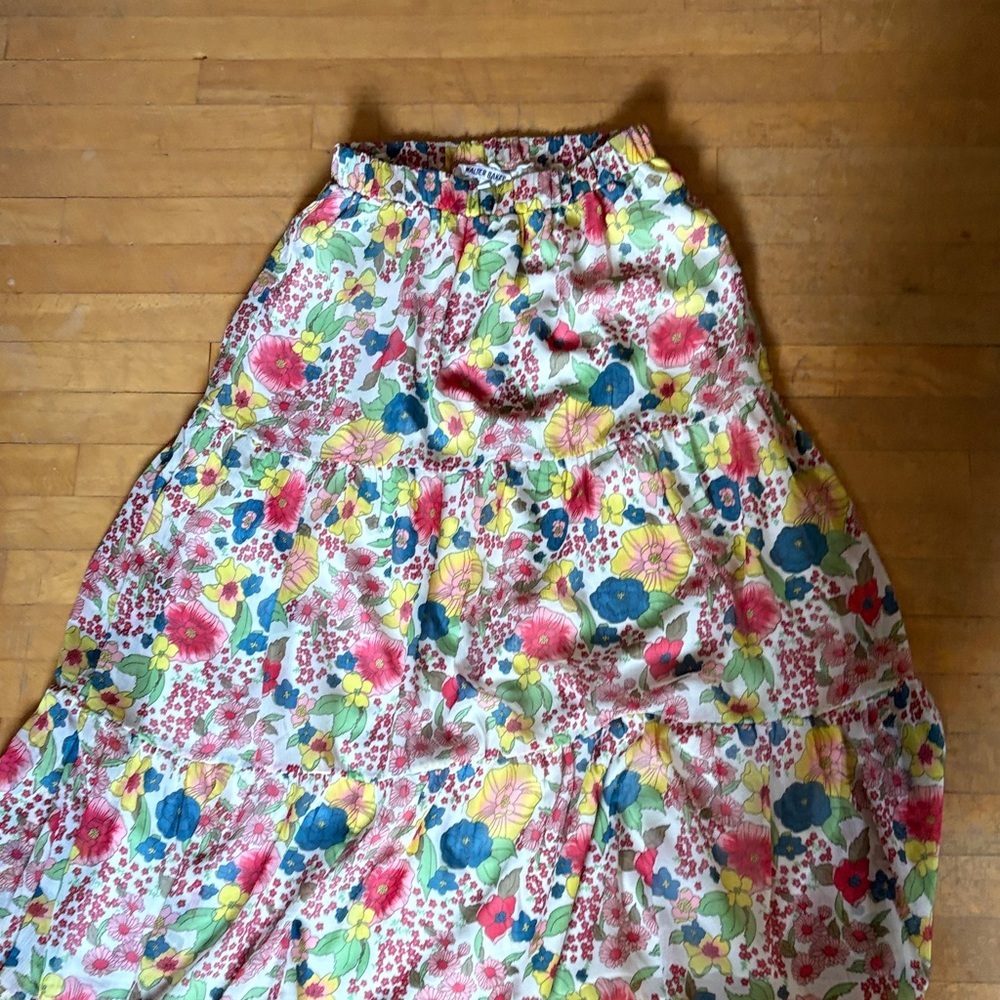 Walter Baker Multicolor Floral Maxi Skirt